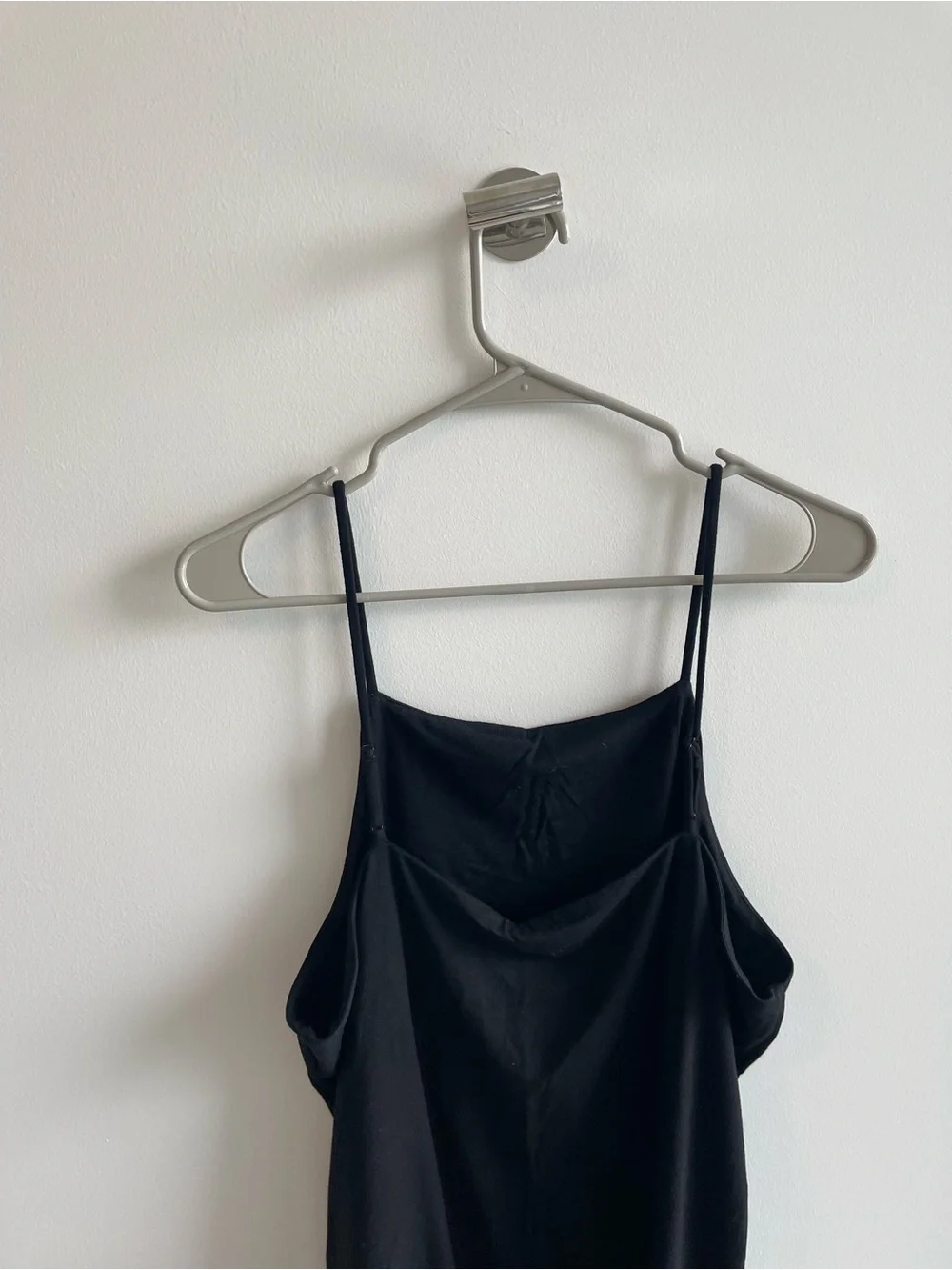J Crew Soft  Black Spaghetti Strap Women's Tank Top
